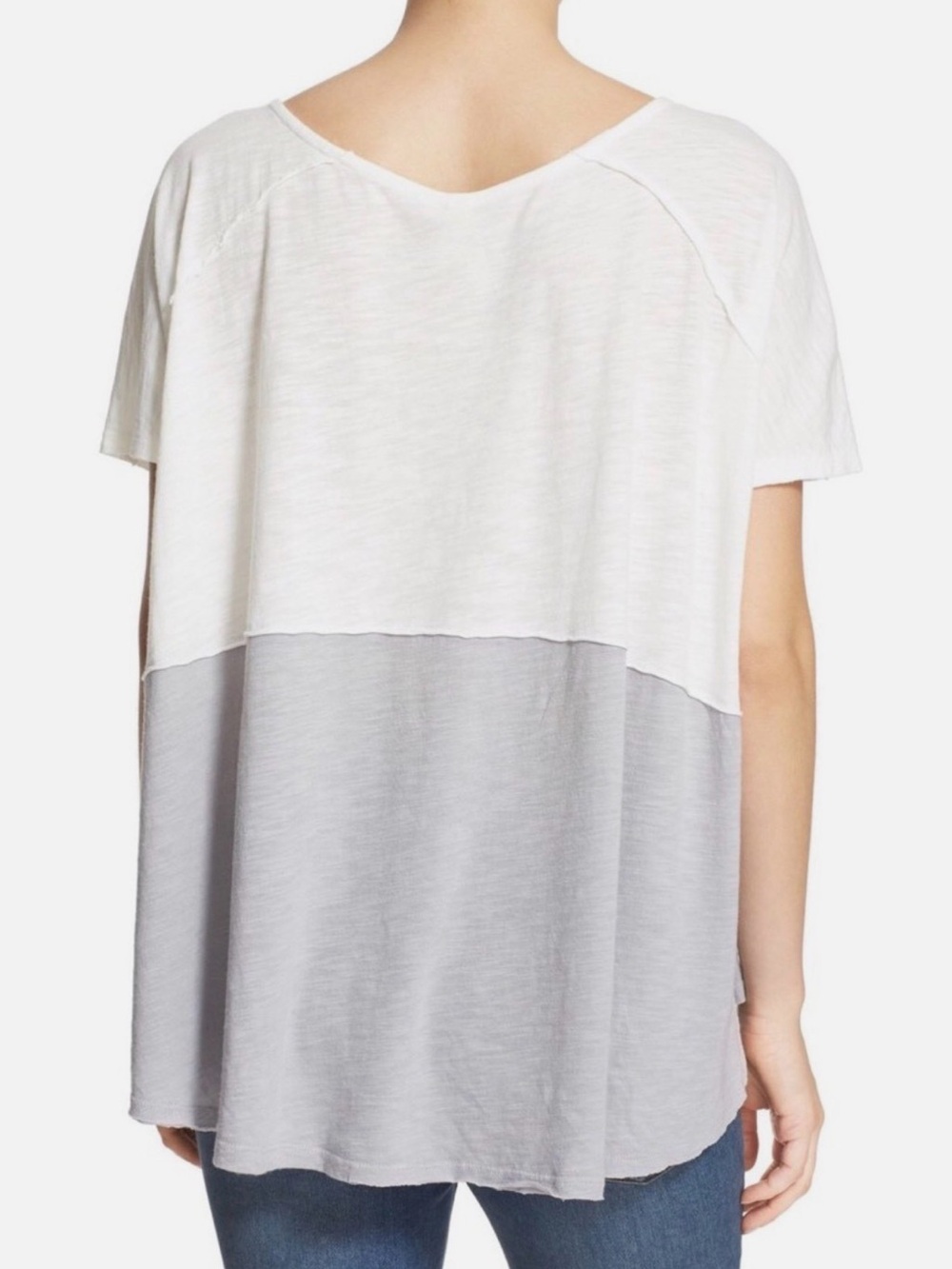 WE THE FREE- size medium, oversized, high/low scoop neck shirt - Picture 2 of 5